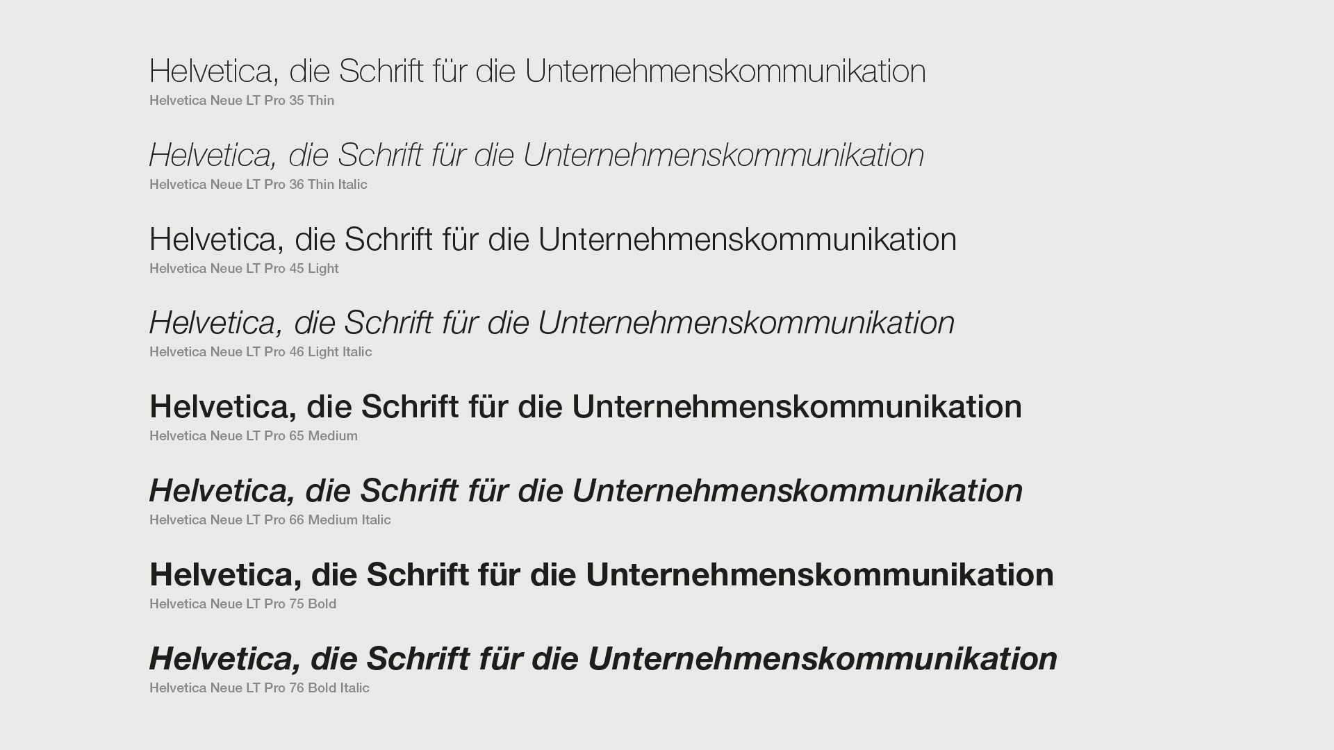Typo helvetica MEIKO helvetica